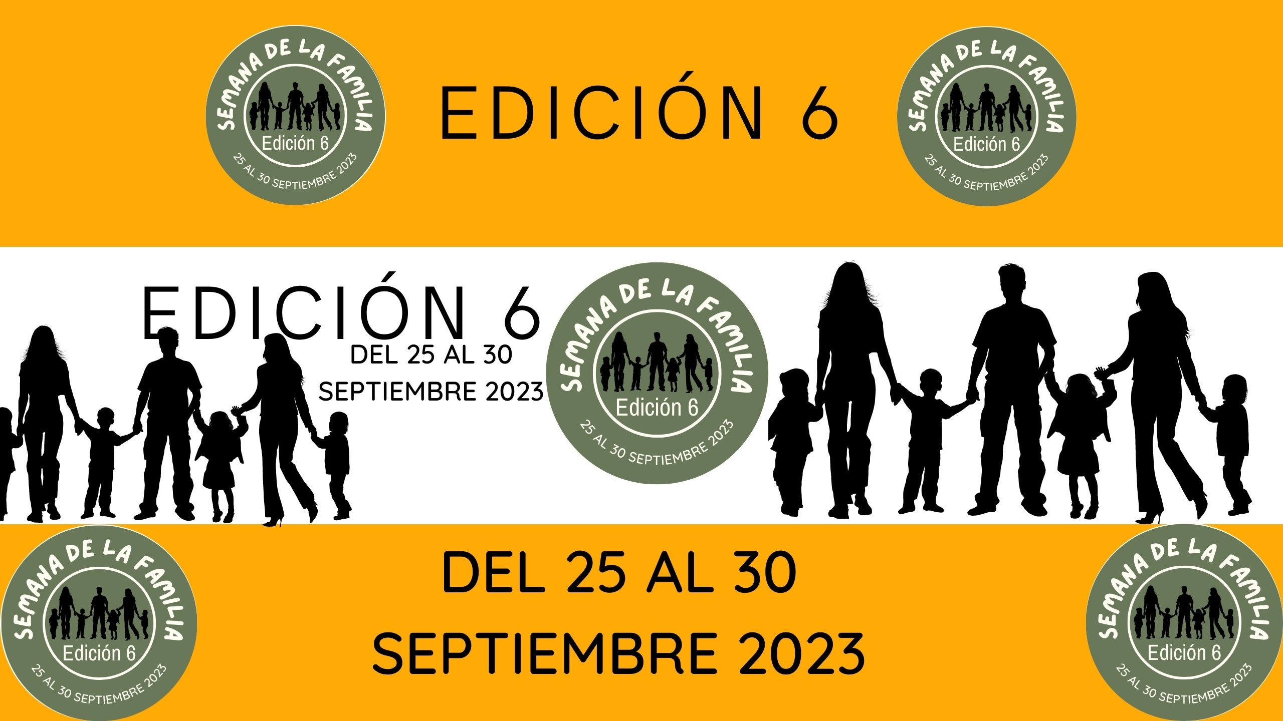 Logo Semana de la familia Edición 6.